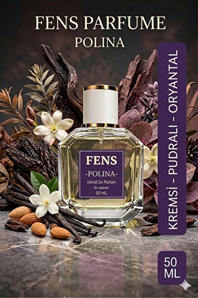 Fs Fens Polina Kadın Parfüm EDP 50 ML – Kremsi, Oryantal, Pudralı, Feminen, H...