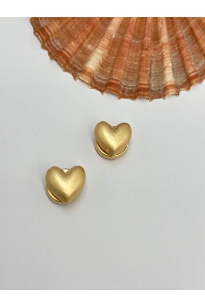 Matte Heart Cuff Brooch