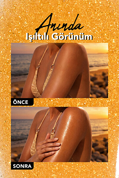 Flormar Golden Glam Shimmer Oil Besleyici Etkili Işıltılı Saç ve Vücut Yağı 100 ML