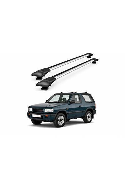 ART Bare portbagaj transversale auto aluminiu compatibile Opel Frontera SUV 3...