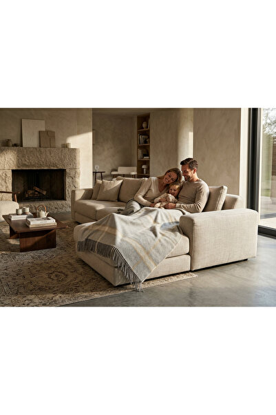 GENÇEV HOME COLLECTİONS Луксозно вълнено одеяло единично 145x200 cm