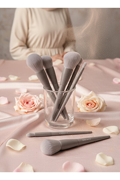 Energy Tao Series 10 Piece Professional Makeup Brush Set with Nano Fiber Bris...