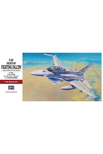 Hasegawa PT44 7244 1/48 Ölçek, F-16F (Block 60) Fighting Falcon, Savaş Uçağı ...