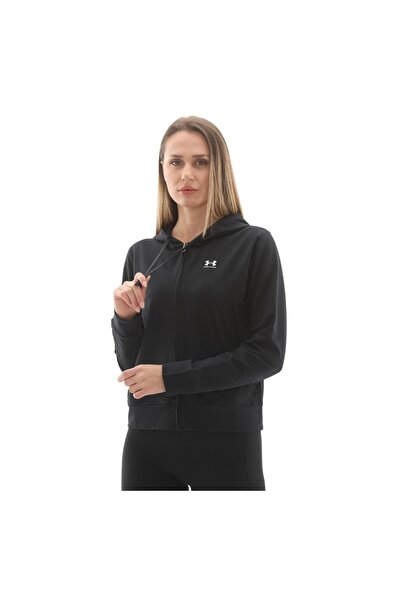 Under Armour A6011017-001 Sport Terry Fz Kadın Ceket Siyah
