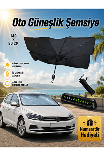 Ufak Tefek Şeyler Umbrelă de soare pentru parbriz auto potrivită pentru VOLKS...