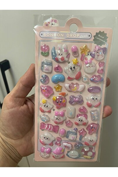 Doca Box Bonbon sticker,karanlıkta parlar .(1 adet fiyatıdır)