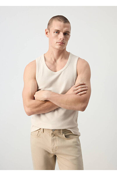 MANGO Man Slim fit pamuklu bluz