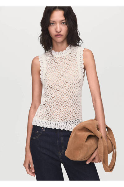 MANGO Woman Sa ajurom bluza