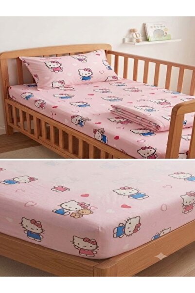 erca home Baby Elastic Sheet and Pillowcase (70 X 140 Elastic Sheet, 35X45 Pi...