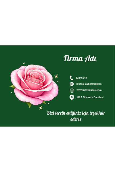UAStudio 100 Adet Kişiye özel katvizit, reklam kartı, İşletme tanıtım Kartı