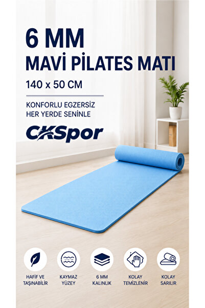Genel Markalar 6 Mm Pilates Matı Yoga Matı Pilates Minderi Egzersiz Matı