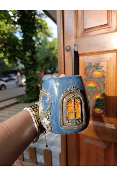 BBL Bonita Bon Luxe Handmade 3D Embossed Ceramic Mug |   Fantastic Fairy Tale...