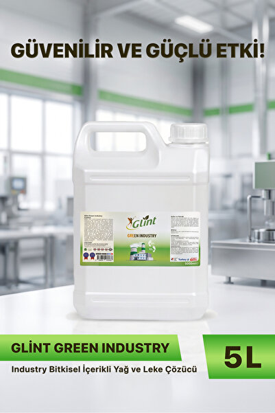 GLİNT Green Industry 5 Litre Endüstriyel Yağ Kir ve Pas Temizleyici Büyük Boy