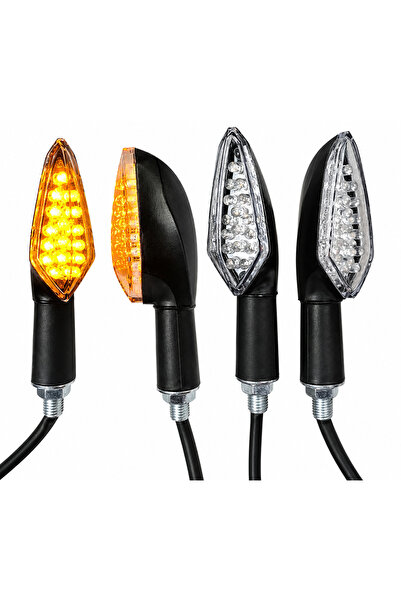 MOTORKİT MK MONDİAL DRİFT L LED SİNYAL 4 ADET [TAKIM] UNİVERSAL - CG - KUBA Ç...