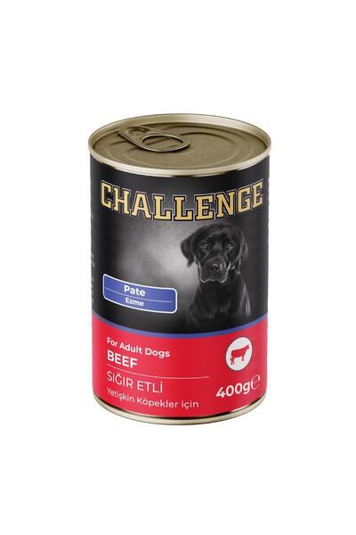 Challenge Pate Sığır Etli Yetişkin Köpek Konservesi 400 Gr