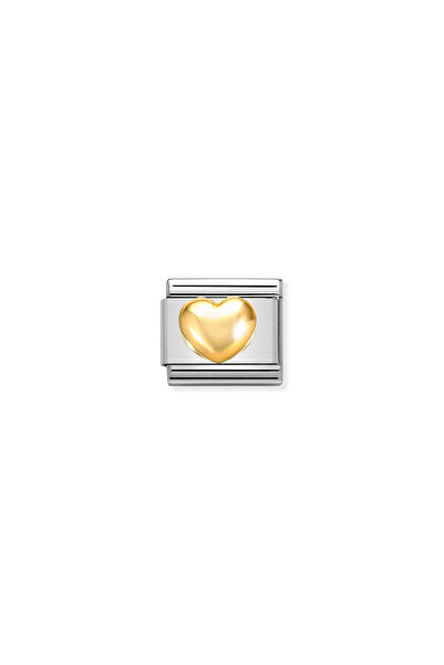 NOMİNATİON Composable Classic Dekoratif Link - Aşk - Kalp - (01 RAİSED HEART)...