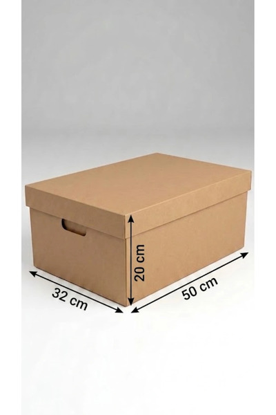 RASS Arşiv Kutusu 32*50*20cm 5 Adet Çift Oluk (Kraft)