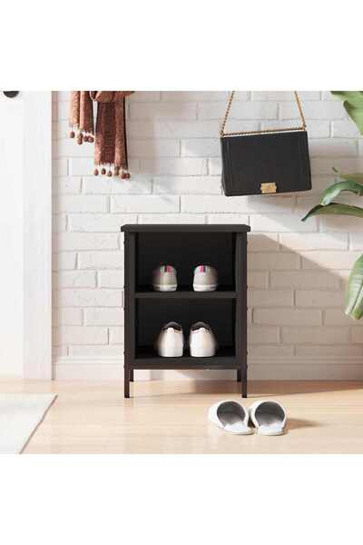 Concept Dulap pentru pantofi, negru, 38x35x50 cm, lemn compozit
