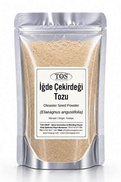 TOS The Organic Spices İğde Çekirdeği Tozu 100 gr (1. Kalite) Elaeagnus angus...