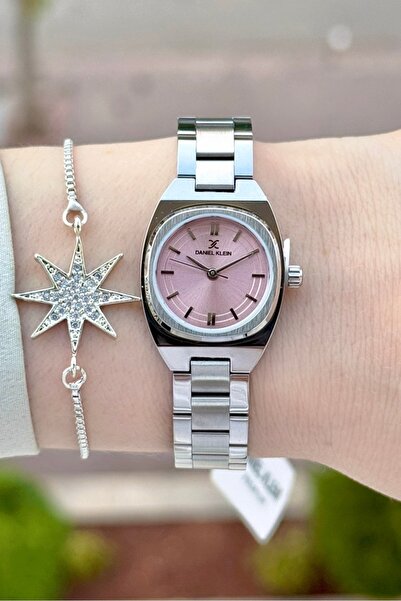 Daniel Klein Kadranı Pembe Kordonu Silver Renk 24 Ay Garantili 22,5 Mm Kadın ...