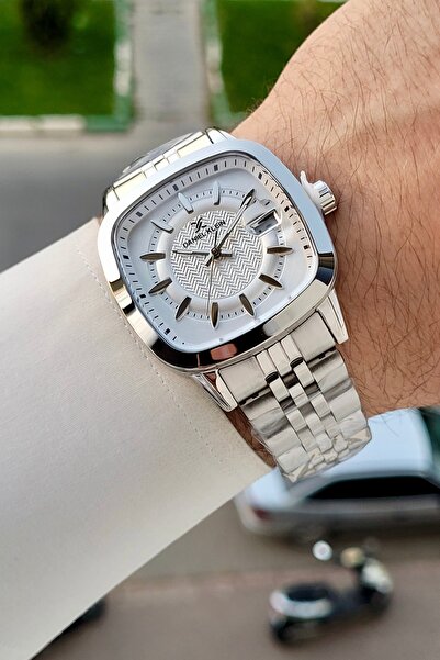 Daniel Klein Silver Color 39 mm Men's Wristwatch with Gift Packaging
