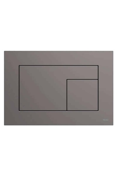 TECE Placă de acționare WC TECEvelvet, Antracit FENIX 22x15 cm