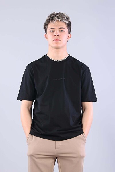 Mckanzie 2271 Tricou oversize cu imprimeu 5 O, decolteu în formă de O, 24*1, ...