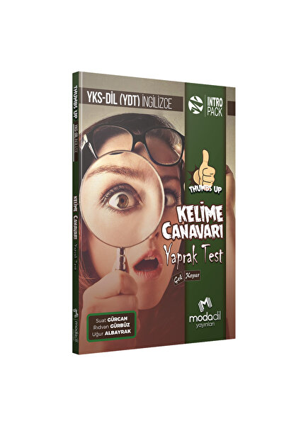Modadil Yayınları Modadil YKS-DİL Intropack - Kelime Canavarı - Yaprak Test
