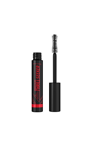 RIMMEL LONDON ماسكارا لندن وندر فوليوم ثريل سيكر، 004 أسود داكن، ماسكارا لتكث...