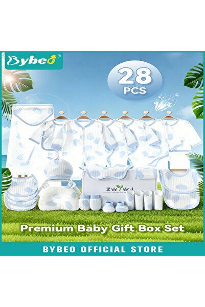 BYBEO 28PCS Newborn Baby Gifts Set, Newborn Layette Gift Set, Baby Clothes Ac...
