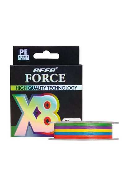 EFFE Force X8 Multicolor 150 Mt. İp Misina - 0.10MM