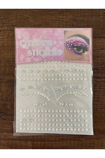 gülümse gel 1 Adet İnci Taşlı Yapıştırma Tırnak Saç Makyaj Stickerı Yüz Taşı ...