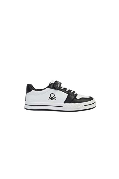 Benetton ®   IMPORTAT Pantofi sport pentru copii alb negru BNI-10029