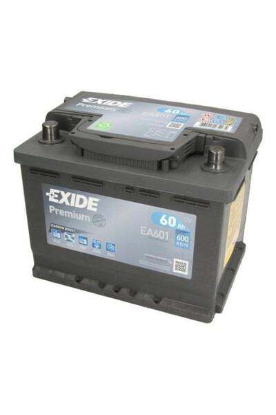 EXIDE Baterie auto premium 61Ah 12V EA601