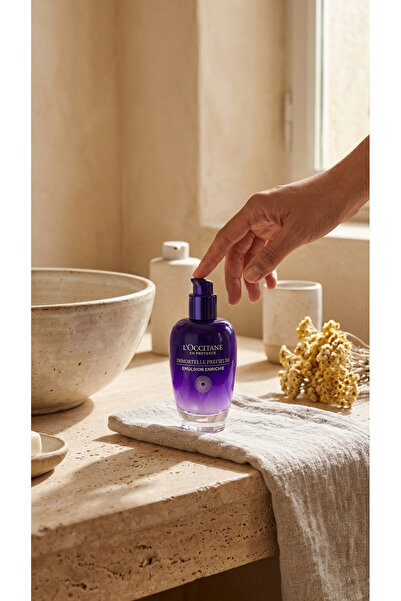 L'Occitane Immortelle Precious İlk Yaşlanma Belirtileri için Emülsiyon, Ölmezotu Yağı İçeren, Hyaluronik Asit, 75 ml