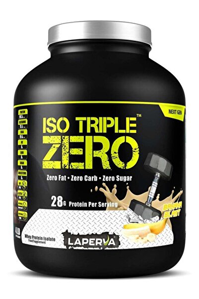 Laperva Iso Triple Zero Next Generation Whey Protein, Banana, 4 LB