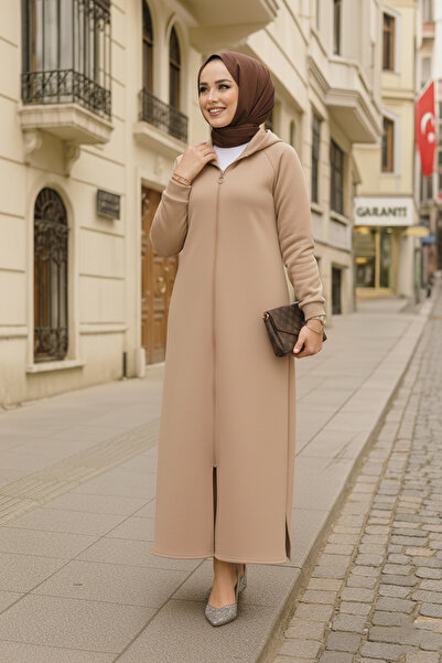 N.S NEVA STYLE Καπέλο με κουκούλα μπισκότο Hijab 72231BS