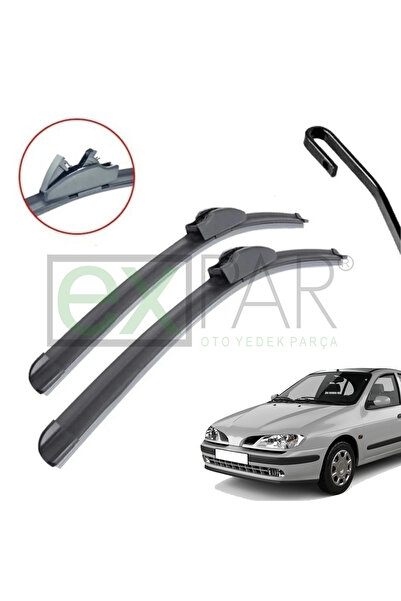 EXPAR OTO RENAULT MEGANE 1 ÖN CAM SİLECEK SÜPÜRGESİ TAKIMI 1996 - 2002 MEGAN ...
