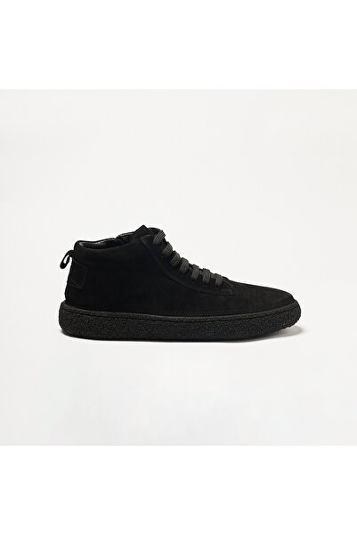 John May Men's Boots Og-2183 2161 Black Suede