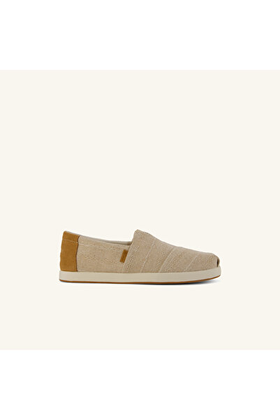 Toms Shoes Men's Espadrille 10023174 Alp Fwd Natural Undyed Stitched Stripe