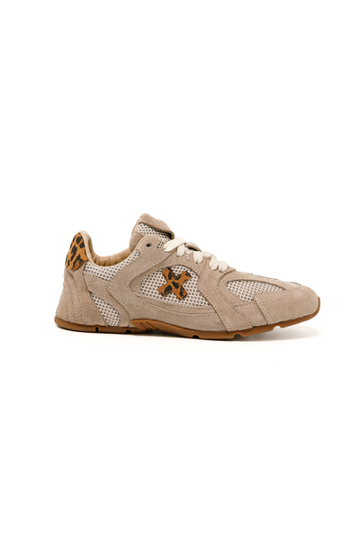 John May Kadın / Kız Sneaker RC-25Y-187-MIU1912 Bej Süet