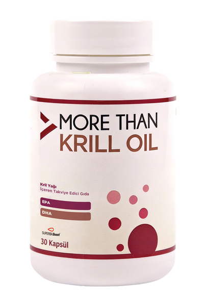MORE THAN Krill Oil 30 Capsules Epa, Dha, Omega 3, Choline, Astaxanthin - Kri...