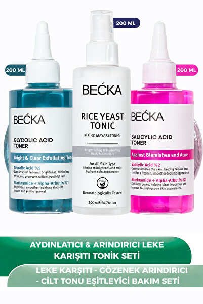 BECKA Avantajlı 3'lü Fırsat Tonik Seti