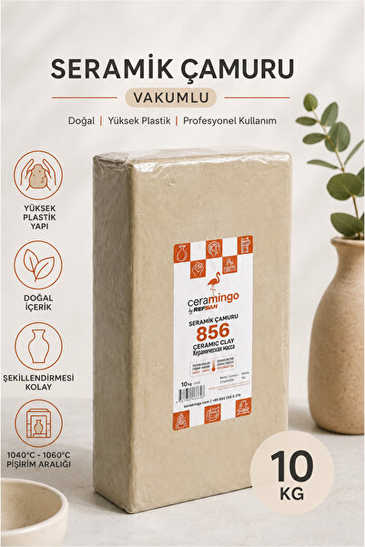 Ref-San 856 Seramik Çamuru Vakumlu - 10 Kg