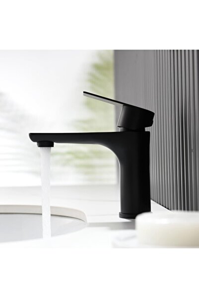 FAWER Faucet & Shower Siyah Lavabo Bataryası - 600 -BB