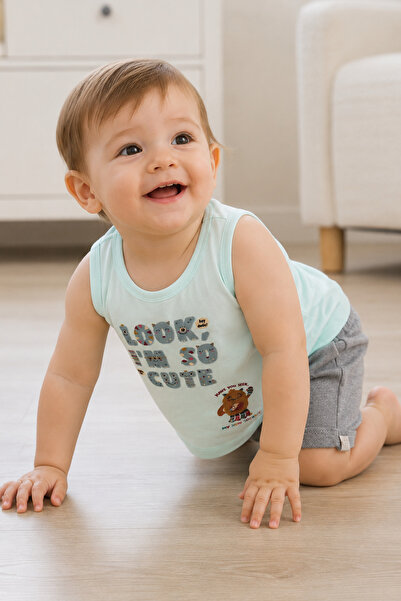 Pino Baby Look Print Shorts Set 3495