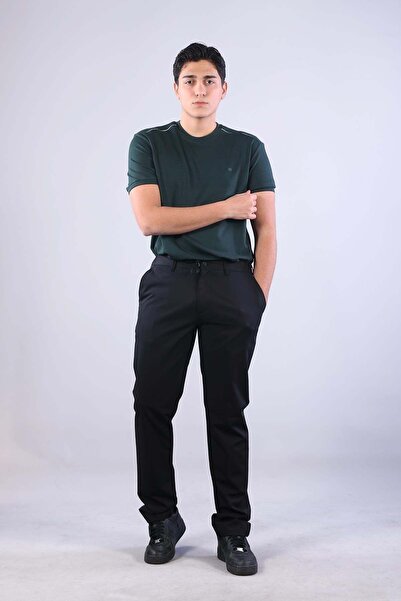 Mckanzie 9001 material elastic Pantaloni cu șnur în talie