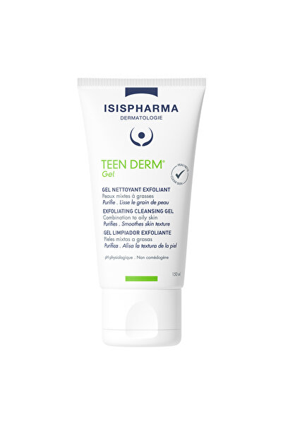 ISISPHARMA Teen Derm Gel - Peeling etkili temizleme jeli - Kusurlu yağlı cilt...
