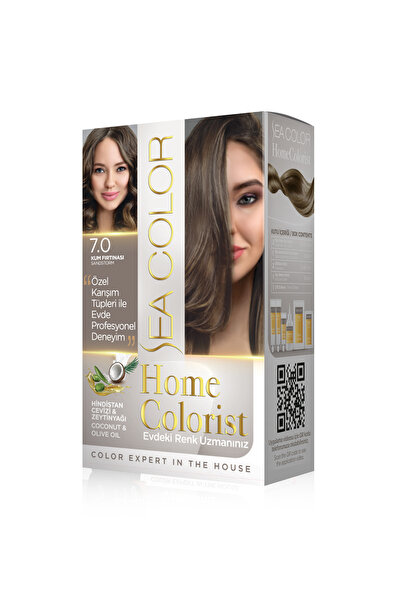 Sea Color Home Colorist Set Saç Boyası 7.0 Kum Fırtınası