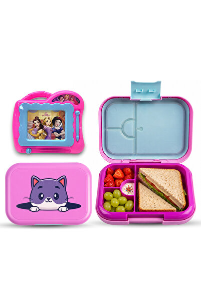 Cocobee Bento Lunch Box – Pink, 765ml, BPA-Free, Leakproof with Silicone Seal...